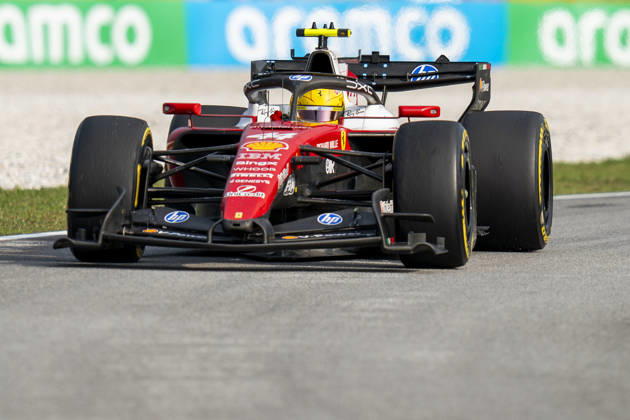 FORMULA 1 BAHRAIN GRAND PRIX IN MALAYSIA 2026 Lewis Hamilton (GBR) 44 Ferrari in practice during the Formula 1 Gulf Air Bahrain Grand Prix in Malaysia 2026, Round 16 of the 2026 Formula 1 World Championship, WM, Weltmeisterschaft from 2nd - 4th October 2026 at Sepang International Circuit, Sepang, Malaysia. Credit: Robbie Hoad Every Second Media Editorial use only. All images are copyright Every Second Media Limited. No images may be reproduced without prior permission. Copyright: xIMAGO EveryxSecondxMediax ESM-2195-0284 RobbiexHoadx xEveryxSecondxMediax