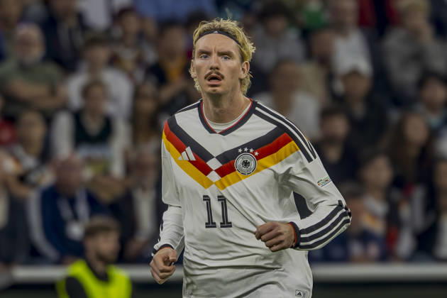 Munich, Germany, October 1, 2026 UEFA Nations League 2026–2027 League Phase Group A2 Match 3 Germany vs. Serbia Pictured: Nick Woltemade GER DFB DFL regulations prohibit any use of photographs as image sequences and or quasi-video Allianz Arena Bayern Copyright: xFotostandx xSchäferx