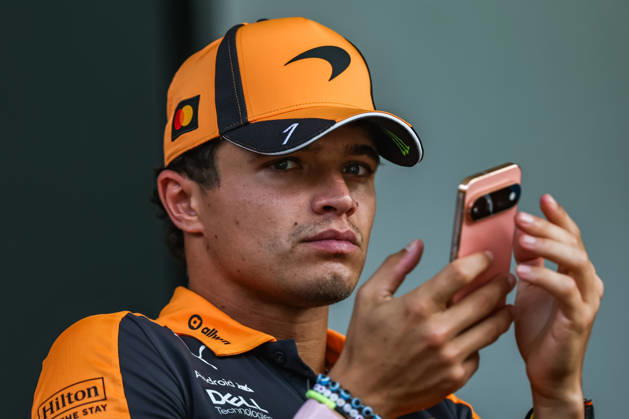 SEPANG, SGR - OCTOBER 03: Lando Norris of Great Britain and McLaren Mastercard F1 Team at the paddock of the Formula 1 Gulf Air Bahrain Grand Prix on October 03, 2026 held at Sepang International Circuit in Sepang, Malaysia. (Photo by Hazrin Yeob Men Shah Icon Sportswire) AUTO: OCT 03 F1 Bahrain Grand Prix in Malaysia EDITORIAL USE ONLY Icon3782610030400