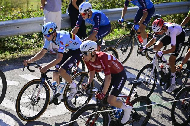 UEC 2026 Road European Championships Ljubljana 03 10 2026 LJUBLJANA, SLOVENIA - OCTOBER 03 : Vandenheede Mathis (Belgium) during the Men Junior cycling road race of the 2026 UEC Road European Championships Ljubljana. An UCI Continental Championships cycling race of 110,5 km with start and finish in Sencur on October 3, 2026 in Ljubljana, Slovenia, 03 10 2026 Ljubljana Slovenia Copyright: xJanxDexMeuleneirx