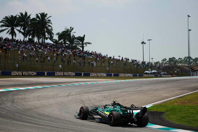 F1 - BAHRAIN GRAND PRIX IN MALAYSIA 2026 14 ALONSO Fernando (spa), Aston Martin F1 Team AMR26, action during the 2026 Formula 1 Bahrain Grand Prix in Malaysia, 16th round of the 2026 Formula One World Championship, WM, Weltmeisterschaft from October 2 to 4, 2026 on the Sepang International Circuit, in Sepang, Malaysia - SepangMalaysia Copyright: xEricxAlonsox