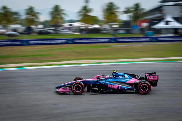 MOTORSPORTS - Formula 1 - 2026 Bahrain Grand Prix in Malaysia Photo by IPA ABACAPRESS.COM89248780 - Franco Colapinto (ARG) - BWT Alpine F1 Team during Saturday s practice sessions at the 2026 Formula 1 Gulf Air Bahrain Grand Prix in Malaysia at the Sepang International Circuit in Sepang, Malaysia. Round 16 of 23 of the 2026 FIA Formula One World Championship, WM, Weltmeisterschaft held October 2–4, 2026. The race was moved from Bahrain to Malaysia and held at the Sepang International Circuit during the 2026 Bahrain Grand Prix in Malaysia, part of the Formula 1 Championship, on October 3, 2026. Copyright: xIPAxSport ABACAx