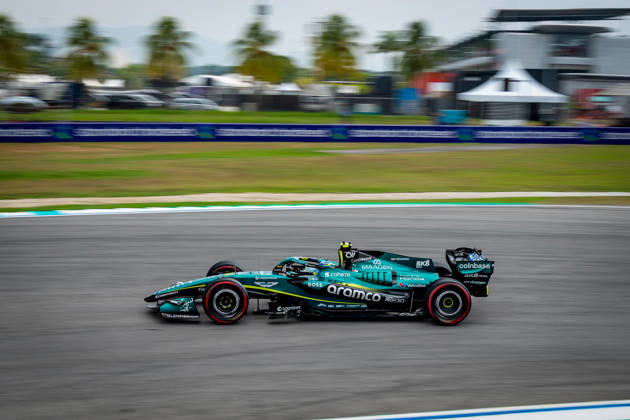 MOTORSPORTS - Formula 1 - 2026 Bahrain Grand Prix in Malaysia Photo by IPA ABACAPRESS.COM89248781 - Fernando Alonso (ESP) - Aston Martin Aramco F1 Team during Saturday s practice sessions for the 2026 Formula 1 Gulf Air Bahrain Grand Prix in Malaysia at the Sepang International Circuit in Sepang, Malaysia. Round 16 of 23 of the 2026 FIA Formula One World Championship, WM, Weltmeisterschaft held October 2–4, 2026. The race was moved from Bahrain to Malaysia and held at the Sepang International Circuit during the 2026 Bahrain Grand Prix in Malaysia, part of the Formula 1 Championship, on October 3, 2026. Copyright: xIPAxSport ABACAx