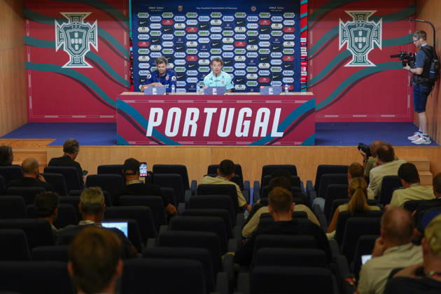 Soccer, Nations League Portugal vs. Norway, Nations League Porto, Portugal 20261003 Norway s Patrick Berg during a press conference ahead of training at Estádio do Dragão on the day of the match against Portugal. Photo: Lise Aserud, NTB, Porto, Portugal. EDITORIAL USE ONLY. RESTRICTED USE FOR BETTING COMPANIES Copyright: xLisexAserudxx xNTBx