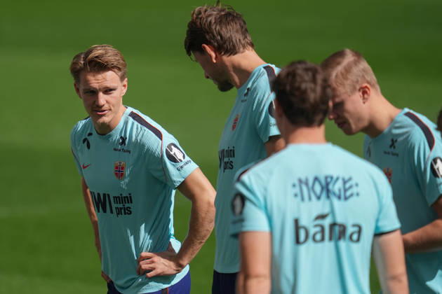 Soccer, Nations League Portugal vs. Norway, Nations League Porto, Portugal 20261003 Norway s Martin Odegaard during training at Estádio do Dragão on the day of the match against Portugal. Photo: Lise Aserud, NTB, Porto, Portugal. EDITORIAL USE ONLY. RESTRICTED USE FOR BETTING COMPANIES. Copyright: xLisexAserudxx xNTBx