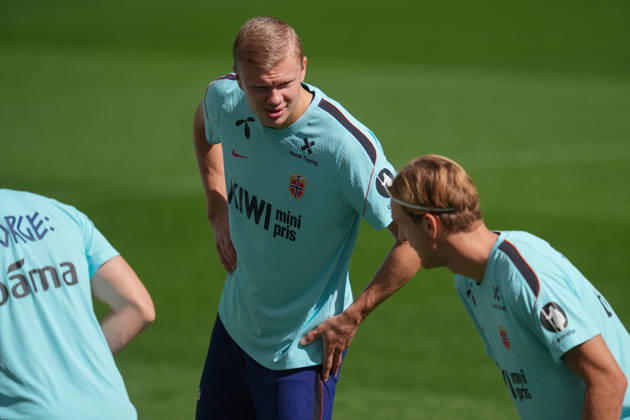 Soccer, Nations League Portugal vs. Norway, Nations League Porto, Portugal 20261003 Norway s Erling Braut Haaland during training at Estadio do Dragão on the day of the match against Portugal. Photo: Lise Aserud, NTB, Porto, Portugal. EDITORIAL USE ONLY. RESTRICTED USE FOR BETTING COMPANIES Copyright: xLisexAserudxx xNTBx