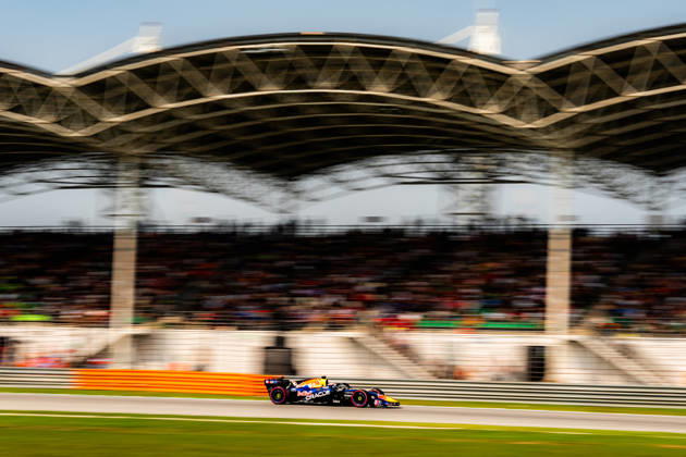 2026 Malaysian GP - Sepang Circuit MAX VERSTAPPEN 1 (NED) of Oracle Red Bull Racing (Red Bull Racing RB22) on Saturday during the 2026 Formula 1 Gulf Air Bahrain Grand Prix in Malaysia at Sepang International Circuit in Kuala Lumpur, Malaysia, on October 3, 2026. Photo by Antoine LAPEYRE Reveries Agency ABACAPRESS.COM Kuala Lumpur Malaysia Copyright: xAntoinexLapeyre ReveriesxAgency ABACAx