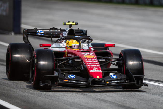 2026 Formula One Bahrain Grand Prix Sepang Circuit, Kuala Lumpur, Malaysia. 3.October.2026; Lewis Hamilton of Great Britain and Scuderia Ferrari HP during qualifying Formula One Bahrain Grand Prix Kuala Lumpur Sepang Circuit Malaysia Copyright: xJayxHiranox
