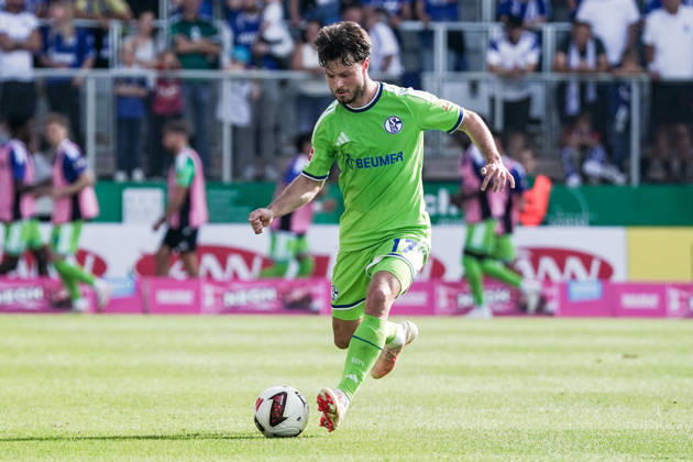 Soccer Austria Friendly Match 2025 2026 03 10 2026 SC Austria Lustenau vs. FC Schalke 04 SUN MINIMEAL Arena Lustenau, Austria Adrian Gantenbein Schalke 04 Copyright: xLUKAxKOLANOVICx
