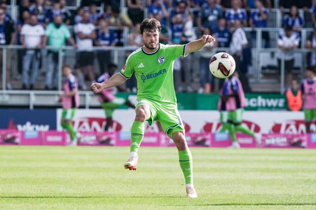 Soccer Austria Friendly Match 2025 2026 03 10 2026 SC Austria Lustenau vs. FC Schalke 04 SUN MINIMEAL Arena Lustenau, Austria Adrian Gantenbein Schalke 04 Copyright: xLUKAxKOLANOVICx
