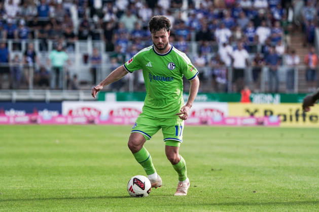Soccer Austria Friendly Match 2025 2026 03 10 2026 SC Austria Lustenau vs. FC Schalke 04 SUN MINIMEAL Arena Lustenau, Austria Adrian Gantenbein Schalke 04 Copyright: xLUKAxKOLANOVICx