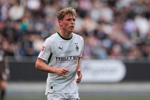 October 3, 2026, xydrx, Men s, Soccer, Friendly Match, FC St. Pauli vs. Borussia Mönchengladbach, 2026–2027 Season, Millerntor Stadium, Robin Hack, Borussia Mönchengladbach, 25. DFB regulations prohibit any use of photographs as image sequences and or quasi-video Copyright: HMBxMedia YannisxDreimann
