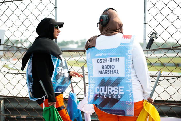 F1 - BAHRAIN GRAND PRIX IN MALAYSIA 2026 marshall, commissaire de piste, marshal, marshalls, marshals from Bahrain during the 2026 Formula 1 Bahrain Grand Prix in Malaysia, 16th round of the 2026 Formula One World Championship, WM, Weltmeisterschaft from October 2 to 4, 2026 on the Sepang International Circuit, in Sepang, Malaysia - SepangMalaysia  Copyright: xEricxAlonsox