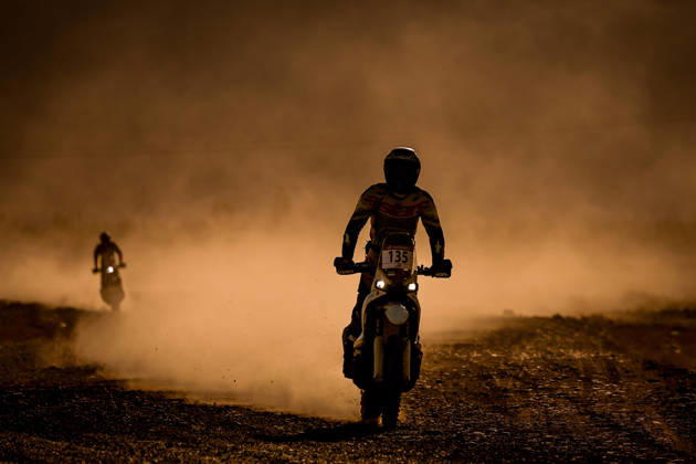W2RC - RALLYE DU MAROC 2026 135 POUGET Guillaume (fra), GP Sandstorm Racing Team, Kove 450 Rally, FIM W2RC, Rally 2 MM, action during the Stage 5 of the Rallye du Maroc 2026, 4th round of the 2026 WR2C Championship from October 3, 2026 around Zagora, Morocco - AgadirMorocco Copyright: xPauloxMariax
