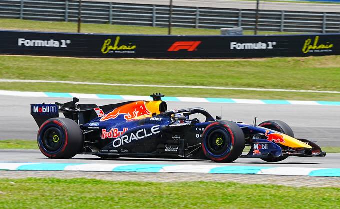 October 3, 2026, Sepang, Selangor, Malaysia: Oracle Red Bull Racing driver Max Verstappen (3) drives during a free practice session for the Formula 1 Gulf Air Bahrain Grand Prix in Malaysia at the PETRONAS Sepang International Circuit, in Sepang, Selangor, Malaysia. Sepang Malaysia - ZUMAk197 20261003_zsp_k197_015 Copyright: xRanjithxKumarx