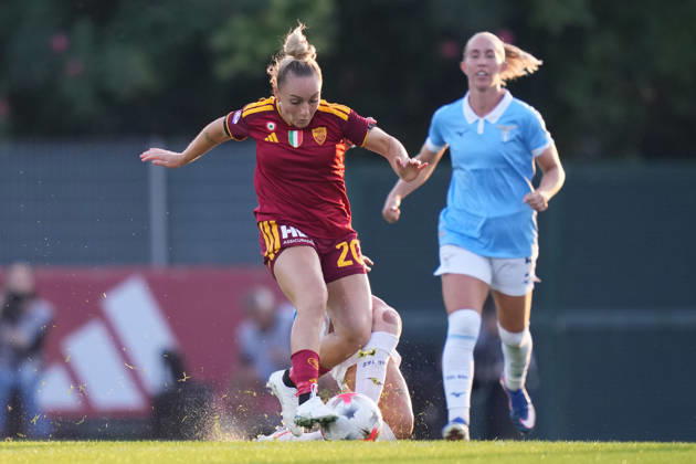 Roma™s Giada Greggi during the Serie A Women soccer match between Roma and Lazio at the Rome s Tre Fontane stadium, Italy - Saturday October 3, 2026 - Soccer ( Photo by Alfredo Falcone LaPresse ) Copyright: xAlfredoxFalcone LaPressex