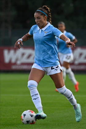 IPA89266074 - Eleonora Goldoni of S.S. Lazio during the Serie A Women s match between A.S. Roma Femminile and Lazio Women at Tre Fontane Stadium in Rome on October 3, 2026. Copyright: xMarioxQuartapelle IPAxSportx xx IPA89266074