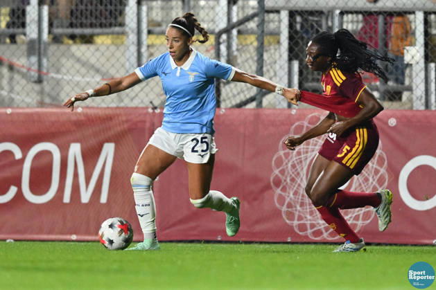 IPA89266986 - Eleonora Goldoni of S.S. Lazio during the Serie A Women s league match between Roma and Lazio, AS Roma vs. S.S. Lazio Women, Italian Serie A Women s soccer match in Rome, Italy, October 3, 2026 Copyright: xClaudioxEnea IPAxSportx xx IPA89266986