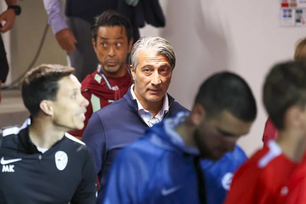 Murat Yakin, Switzerland, Coach before kickoff, Switzerland, UEFA, Nations League, Matchday 3, Switzerland vs. Slovenia, October 3, 2026, Lucerne Swissporarena, Switzerland Copyright: xGrantxHubbsx