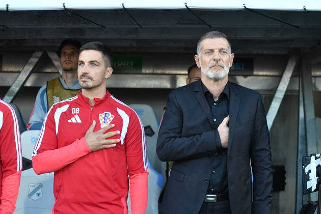 Croatia, Rijeka, 03.10.2026. Rujevica Stadium. Thomas Tuchel held a press conference, PK, Pressekonferenz after the match of the 3rd round of the League of Nations, Croatia - England. In the photo: Slaven Bilic. Foto: Damir Skomrlj CROPIX Copyright: xxDamirxSkomrljx hrvatska_engleska_skomrlj05-031026