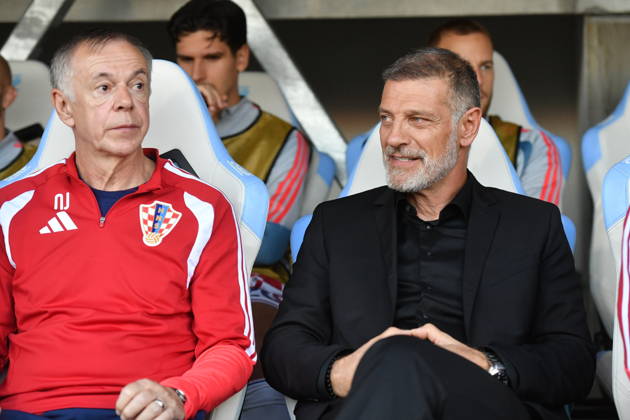 Croatia, Rijeka, 03.10.2026. Rujevica Stadium. Thomas Tuchel held a press conference, PK, Pressekonferenz after the match of the 3rd round of the League of Nations, Croatia - England. In the photo: Slaven Bilic. Foto: Damir Skomrlj CROPIX Copyright: xxDamirxSkomrljx hrvatska_engleska_skomrlj12-031026