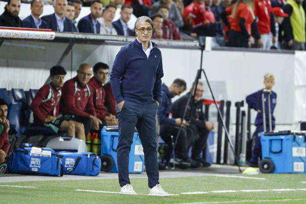 Murat Yakin, Switzerland, Coach, Switzerland, UEFA, Nations League, Matchday 3, Switzerland vs. Slovenia, October 3, 2026, Swissporarena, Lucerne, Switzerland Copyright: xGrantxHubbsx
