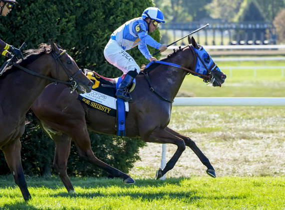 October 3, 2026, Lexington, Ky, USA: Joe Shiesty (6) ridden by Fernando De La Cruz wins the Woodford Stakes presented by Fanduel (Grade 2) on Coolmore Turf Mile Day at Keeneland in Lexington, Kentucky on October 3, 2026. Eclipse Sportswire CSM HORSE RACING 2026: Coolmore Turf Mile Day Keeneland OCT 03 - ZUMAcs17 20261003_faf_cs17_025 Copyright: xJessicaxMorganx