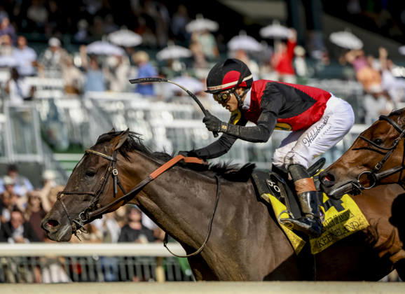 October 3, 2026, Lexington, Ky, USA: Evanescence (4) ridden by Jose Ortiz wins the Thoroughbred Club of America Stakes (Grade 2) on Coolmore Turf Mile Day at Keeneland in Lexington, Kentucky on October 3, 2026. Eclipse Sportswire CSM HORSE RACING 2026: Thoroughbred Club Of America WAYI Keeneland OCT 03 - ZUMAcs17 20261003_faf_cs17_041 Copyright: xCandicexChavezx