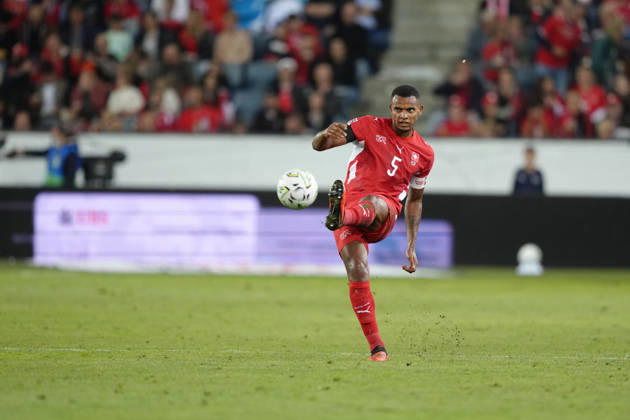 Luzern, Switzerland - October 03: Manuel Akanji (5 SUI) during the UEFA Nations League match between Switzerland and Slovenia at thermoplan arena on October 03, 2026 in Luzern, Switzerland. Copyright: xKjetilxWaberx xSPPx Sportspressphoto_SPR244865