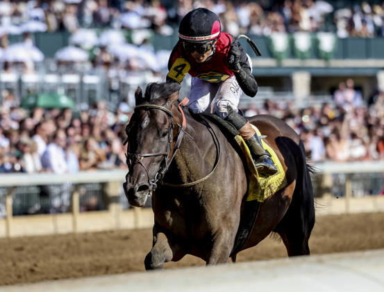 October 3, 2026, Lexington, Ky, USA: Evanescence (4) ridden by Jose Ortiz wins the Thoroughbred Club of America Stakes (Grade 2) on Coolmore Turf Mile Day at Keeneland in Lexington, Kentucky on October 3, 2026. Eclipse Sportswire CSM HORSE RACING 2026: Thoroughbred Club Of America WAYI Keeneland OCT 03 - ZUMAcs17 20261003_faf_cs17_049 Copyright: xCaseyxLaughterx