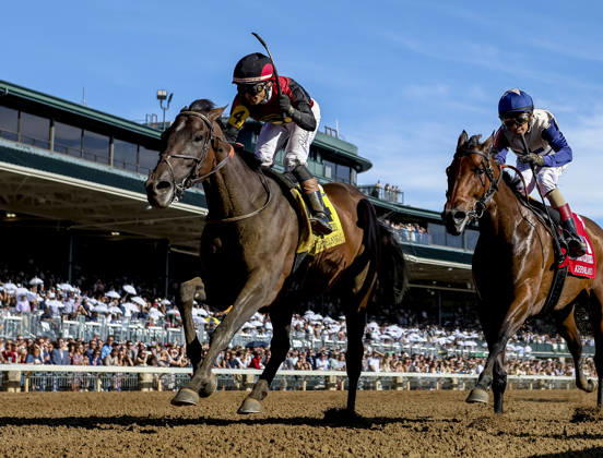 October 3, 2026, Lexington, Ky, USA: Evanescence (4) ridden by Jose Ortiz wins the Thoroughbred Club of America Stakes (Grade 2) on Coolmore Turf Mile Day at Keeneland in Lexington, Kentucky on October 3, 2026. Eclipse Sportswire CSM HORSE RACING 2026: Thoroughbred Club Of America WAYI Keeneland OCT 03 - ZUMAcs17 20261003_faf_cs17_051 Copyright: xCaseyxLaughterx