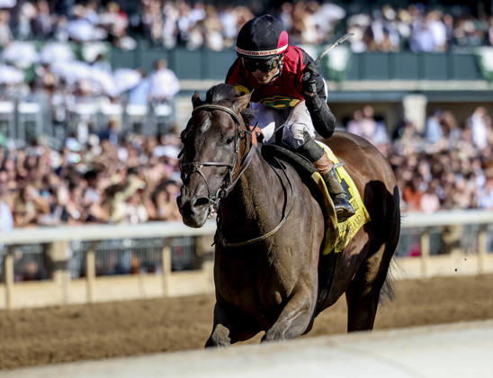 October 3, 2026, Lexington, Ky, USA: Evanescence (4) ridden by Jose Ortiz wins the Thoroughbred Club of America Stakes (Grade 2) on Coolmore Turf Mile Day at Keeneland in Lexington, Kentucky on October 3, 2026. Eclipse Sportswire CSM HORSE RACING 2026: Thoroughbred Club Of America WAYI Keeneland OCT 03 - ZUMAcs17 20261003_faf_cs17_053 Copyright: xCaseyxLaughterx