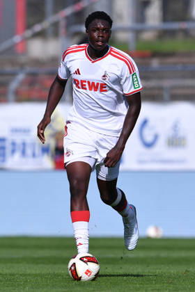 Soccer Friendly Match: FC Viktoria Köln vs. 1. FC Köln on October 3, 2026, at Sportpark Höhenberg in Cologne; Assad Kotya Fofana, Cologne xRx