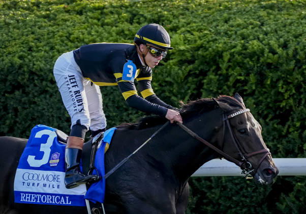 HORSE RACING 2026: Coolmore Turf Mile WAYI Keeneland OCT 03 October 3, 2026, Lexington, Ky, USA: Rhetorical (3) ridden by Irad Ortiz, Jr. wins the Coolmore Turf Mile Stakes (Grade 1) at Keeneland in Lexington, Kentucky on October 3, 2026. Jessica Morgan Eclipse Sportswire CSM(Credit Image: Â Jessica Morgan Cal Media) Lexington Ky USA EDITORIAL USE ONLY Copyright: xx ZUMA-20261003_faf_cs17_132.jpg JessicaxMorganx csmphotothree529201