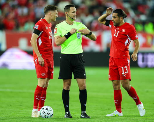 LUCERNE, SWITZERLAND - OCTOBER 03: Ricardo Rodríguez (13 Switzerland) during the UEFA Nations League match between Switzerland and Slovenia at thermoplan arena on October 3, 2026 in Lucerne, Switzerland. Copyright: xUrsxOttigerx xSPPx Sportspressphoto_SPR245130