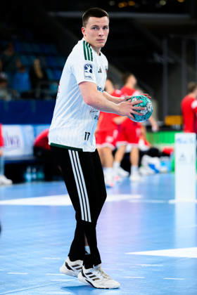 Bietigheim HBL 26 27 SG BBM Bietigheim Fuechse Berlin Nils Lichtlein Berlin Bietigheim Bissingen Egetrans Arena Baden-Württemberg Germany