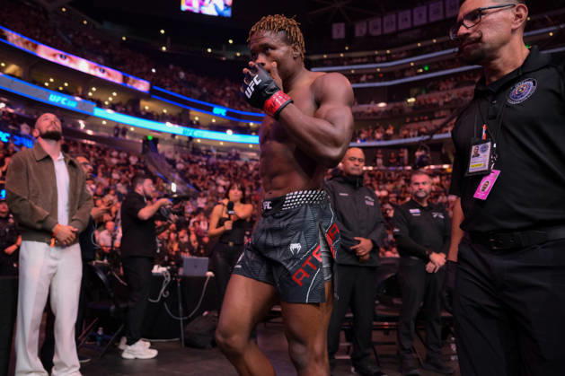 October 3, 2026, Salt Lake City, Utah, USA: ROMAN KOPYLOV defeated ATEBA GAUTIER by TKO (strikes) at 3:12 of Round 1 during UFC 332 at the Delta Arena in Utah. Salt Lake City USA - ZUMAo117 20261003_zsp_o117_130 Copyright: xMikaelxOnax