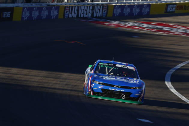 LAS VEGAS, CA - OCTOBER 03: Corey Day ( 17 Hendrick Motorsports HendrickCars.com Chevrolet) during the Focused Health 302 NASCAR, Motorsport, USA O™Reilly Auto Parts Series race on October 3, 2026, at Las Vegas Motor Speedway in Las Vegas, NV. (Photo by Jeff Speer LVMS Icon Sportswire) AUTO: OCT 03 NASCAR O™Reilly Auto Parts Series Focused Health 302 EDITORIAL USE ONLY Icon26100309427