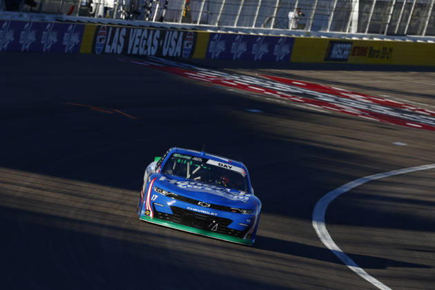 LAS VEGAS, CA - OCTOBER 03: Corey Day ( 17 Hendrick Motorsports HendrickCars.com Chevrolet) during the Focused Health 302 NASCAR, Motorsport, USA O™Reilly Auto Parts Series race on October 3, 2026, at Las Vegas Motor Speedway in Las Vegas, NV. (Photo by Jeff Speer LVMS Icon Sportswire) AUTO: OCT 03 NASCAR O™Reilly Auto Parts Series Focused Health 302 EDITORIAL USE ONLY Icon26100309538
