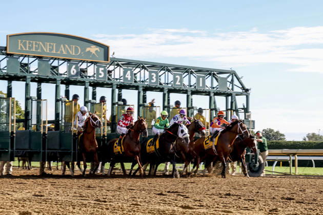 October 3, 2026, Lexington, Ky, USA: American History (6) ridden by John Velazquez wins the Claiborne Breeders Futurity (Grade 1) at Keeneland in Lexington, Kentucky on October 3, 2026. Eclipse Sportswire CSM Lexington USA - ZUMAcs17 20261003_faf_cs17_285 Copyright: xTimxSudduthx