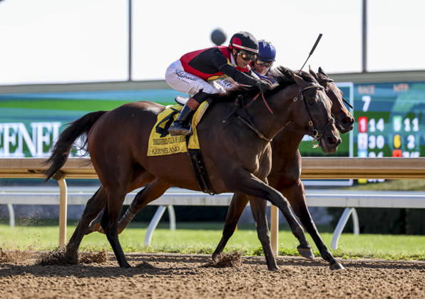 HORSE RACING 2026: Thoroughbred Club Of America WAYI Keeneland OCT 03 October 3, 2026, Lexington, Ky, USA: Evanescence (4) ridden by Jose Ortiz wins the Thoroughbred Club of America Stakes (Grade 2) at Keeneland in Lexington, Kentucky on October 3, 2026. Tim Sudduth Eclipse Sportswire CSM(Credit Image: Â Tim Sudduth Cal Media) Lexington Ky USA EDITORIAL USE ONLY Copyright: xx ZUMA-20261003_faf_cs17_303.jpg TimxSudduthx csmphotothree530262