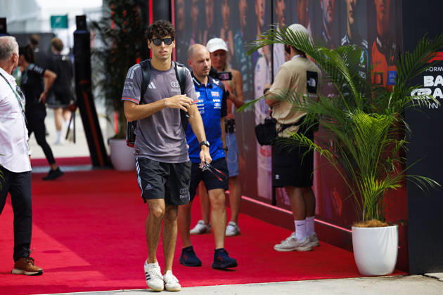 4th October 2026; Sepang IC, Kuala Lumpur, Malaysia; Formula 1, Bahrain Grand Prix, Race Day; Gabriel Bortoleto (5) of Brazil and Audi Revolut F1 Team StephenxBlackberry