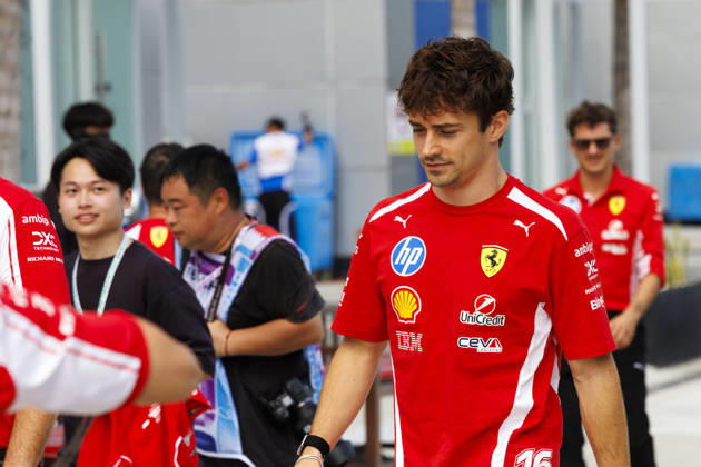 4th October 2026; Sepang IC, Kuala Lumpur, Malaysia; Formula 1, Bahrain Grand Prix, Race Day; Charles Leclerc (16) of Monaco and Scuderia Ferrari HP StephenxBlackberry