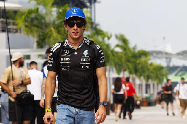 4th October 2026; Sepang IC, Kuala Lumpur, Malaysia; Formula 1, Bahrain Grand Prix, Race Day; Kimi Antonelli (12) of Italy and Mercedes-AMG PETRONAS Formula One Team StephenxBlackberry