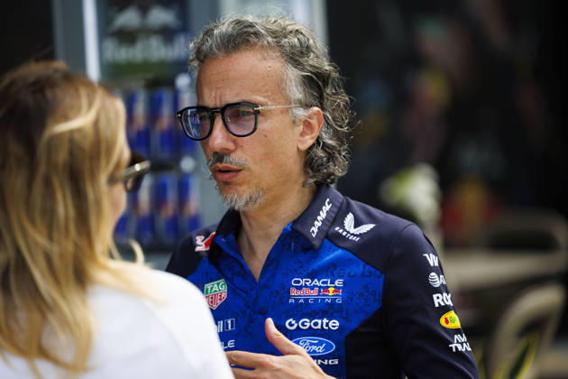 4th October 2026; Sepang IC, Kuala Lumpur, Malaysia; Formula 1, Bahrain Grand Prix, Race Day; Laurent Mekies, Team Principal, Oracle Red Bull Racing StephenxBlackberry
