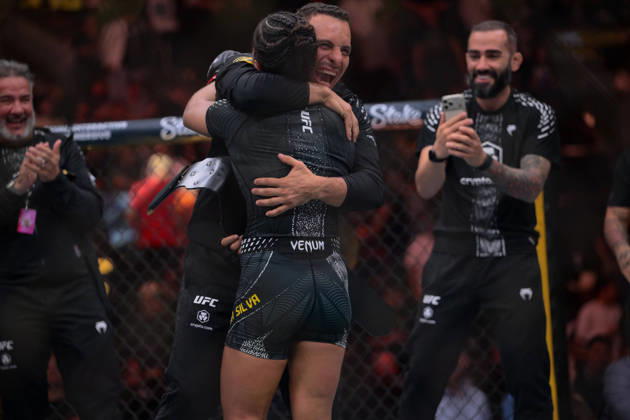 October 3, 2026, Salt Lake City, Utah, USA: NATALIA SILVA defeated WANG CONG by unanimous decision (48-47, 48-47, 49-46) during UFC 332 at the Delta Arena in Salt Lake City. Salt Lake City USA - ZUMAo117 20261003_zsp_o117_206 Copyright: xMikaelxOnax