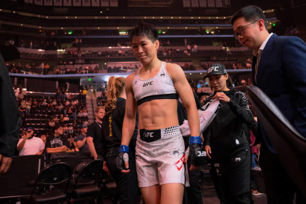October 3, 2026, Salt Lake City, Utah, USA: NATALIA SILVA defeated WANG CONG by unanimous decision (48-47, 48-47, 49-46) during UFC 332 at the Delta Arena in Salt Lake City. Salt Lake City USA - ZUMAo117 20261003_zsp_o117_203 Copyright: xMikaelxOnax