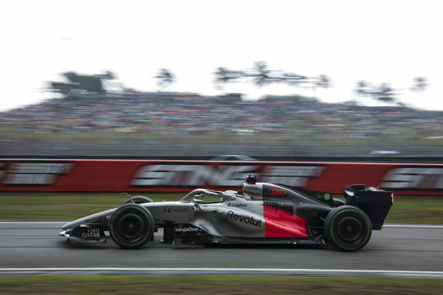 F1 - BAHRAIN GRAND PRIX IN MALAYSIA 2026 27 HULKENBERG Nico (ger), Audi F1 Team , action during the 2026 Formula 1 Bahrain Grand Prix in Malaysia, 16th round of the 2026 Formula One World Championship, WM, Weltmeisterschaft from October 2 to 4, 2026 on the Sepang International Circuit, in Sepang, Malaysia - SepangMalaysia Copyright: xEricxAlonsox