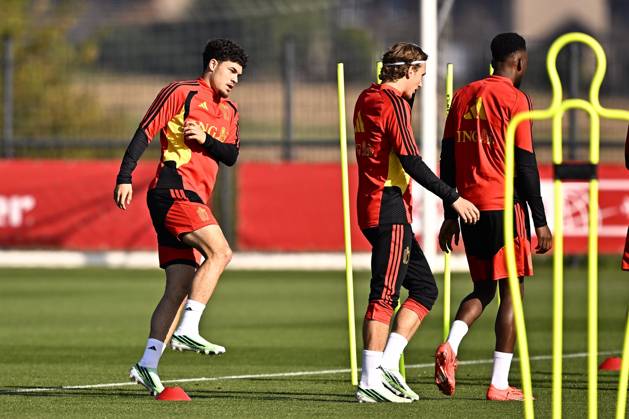 France v Belgium - UEFA Nations League 2026 Media Activities 04 10 2026 TUBIZE, BELGIUM - OCTOBER 04 : Sabbe Kyriani defender of Belgium pictured during a training session ahead of the UEFA Nations League tournament league phase matchday 4 group A1 match between France and Belgium on October 4, 2026 in Tubize, Belgium, 04 10 2026 Tubize Belgium Copyright: xTomasxSiskx