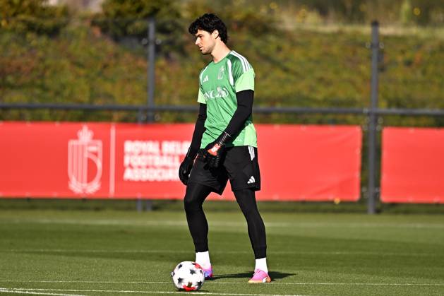 France v Belgium - UEFA Nations League 2026 Media Activities 04 10 2026 TUBIZE, BELGIUM - OCTOBER 04 : Lammens Senne goalkeeper of Belgium pictured during a training session ahead of the UEFA Nations League tournament league phase matchday 4 group A1 match between France and Belgium on October 4, 2026 in Tubize, Belgium, 04 10 2026 Tubize Belgium Copyright: xTomasxSiskx